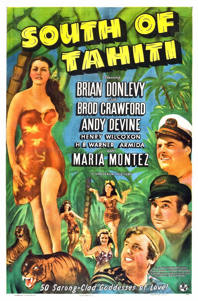 South of Tahiti - Affiches