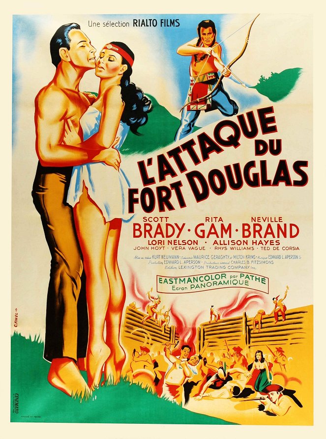 L'Attaque de Fort Douglas - Affiches