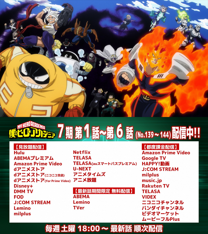 Boku no Hero Academia - Season 7 - Boku no Hero Academia - Division - Posters