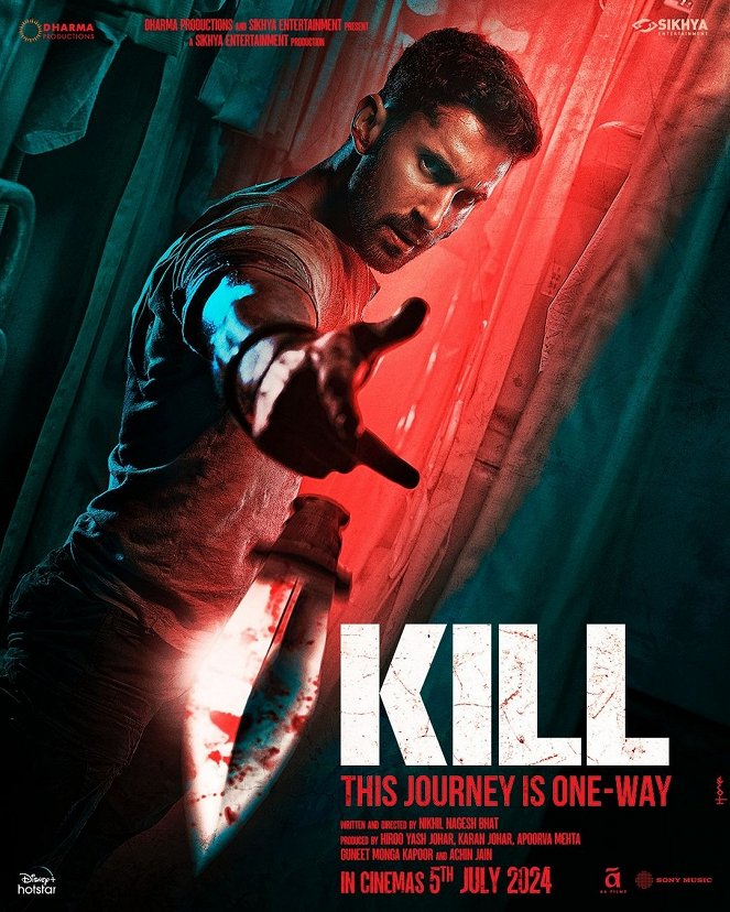 Kill, masacre en el tren - Carteles