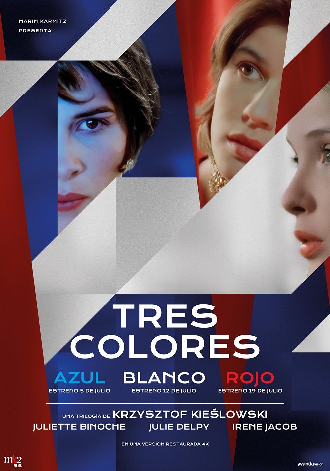 Tres colores: Blanco - Carteles