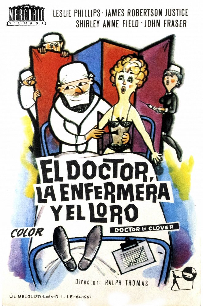 El doctor, la enfermera y el loro - Carteles