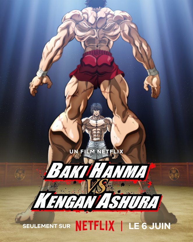 Hanma Baki VS Kengan Ashura - Affiches