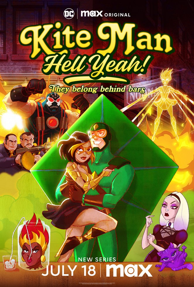 Kite Man: Hell Yeah! - Carteles