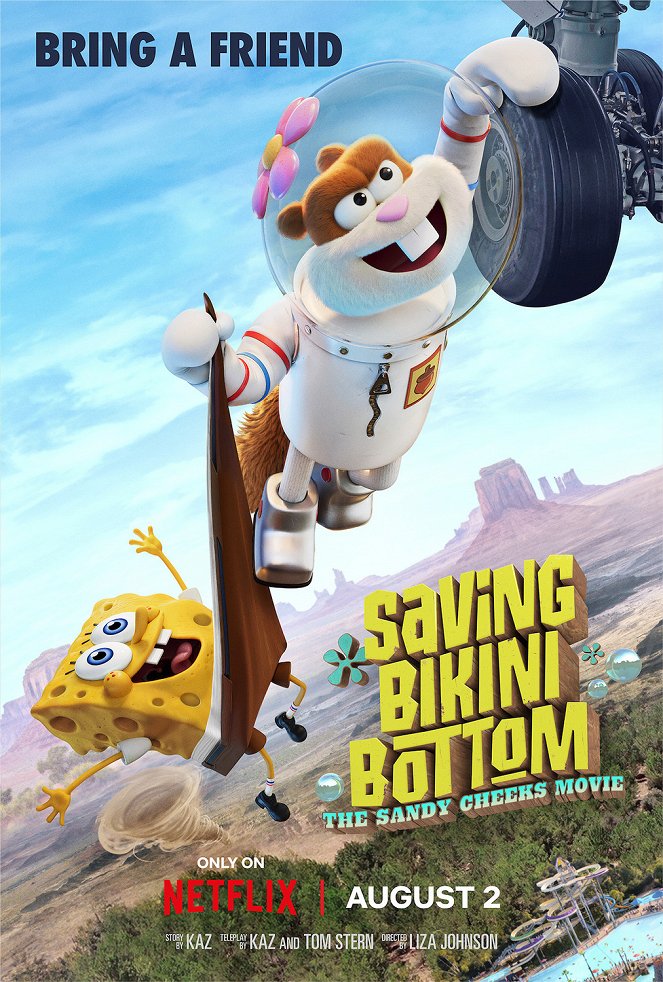 S.O.S. Bikini Bottom : Une mission pour Sandy Écureuil - Affiches