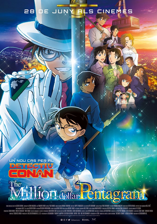 Detective Conan: The Million Dollar Pentagram - Carteles