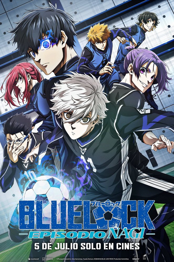 Blue Lock la película, episodio Nagi - Carteles