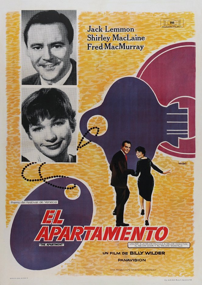 El apartamento - Carteles