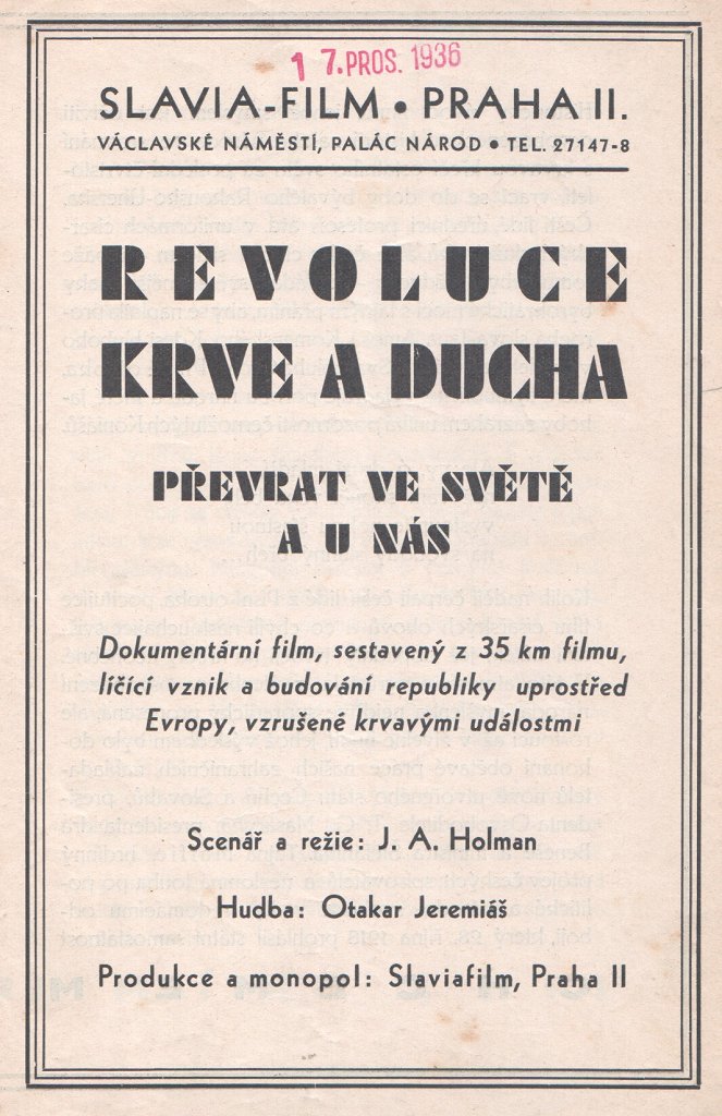 Revoluce krve a ducha - Posters