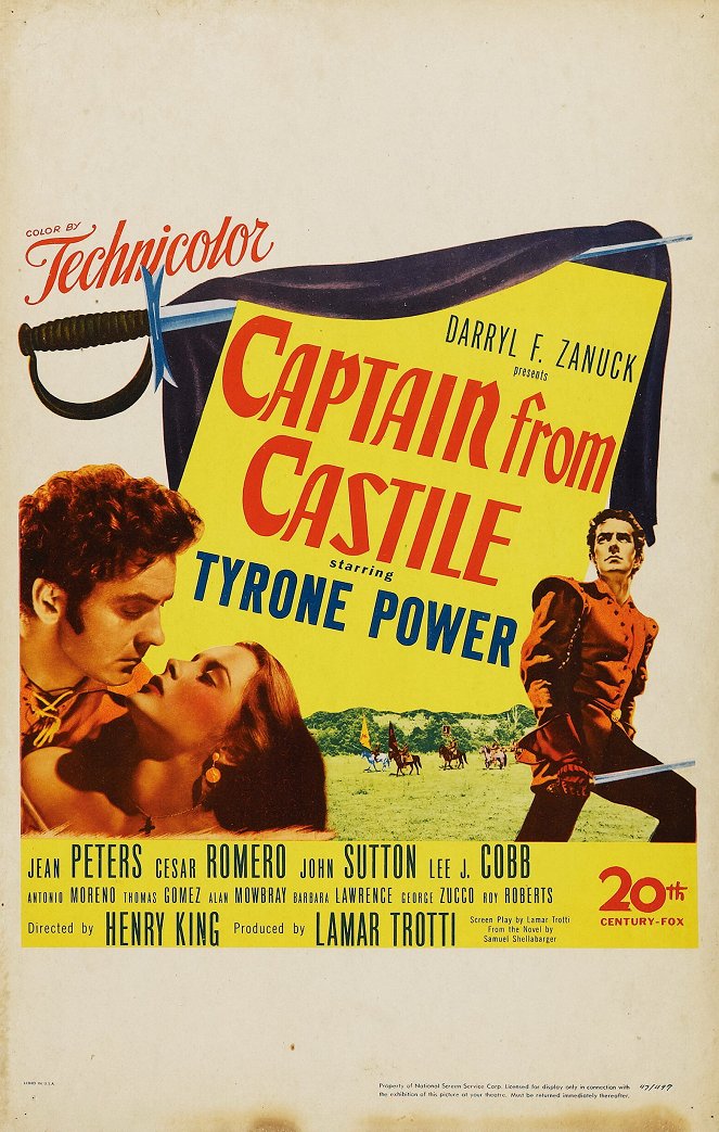 Captain from Castile - Posters