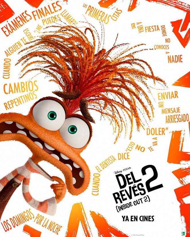 Del revés 2 (Inside Out 2) - Carteles