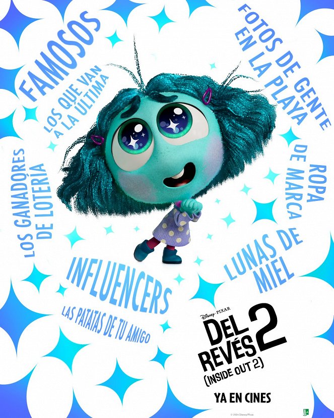 Del revés 2 (Inside Out 2) - Carteles