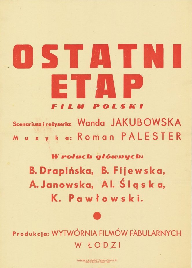 Ostatni etap - Plakate