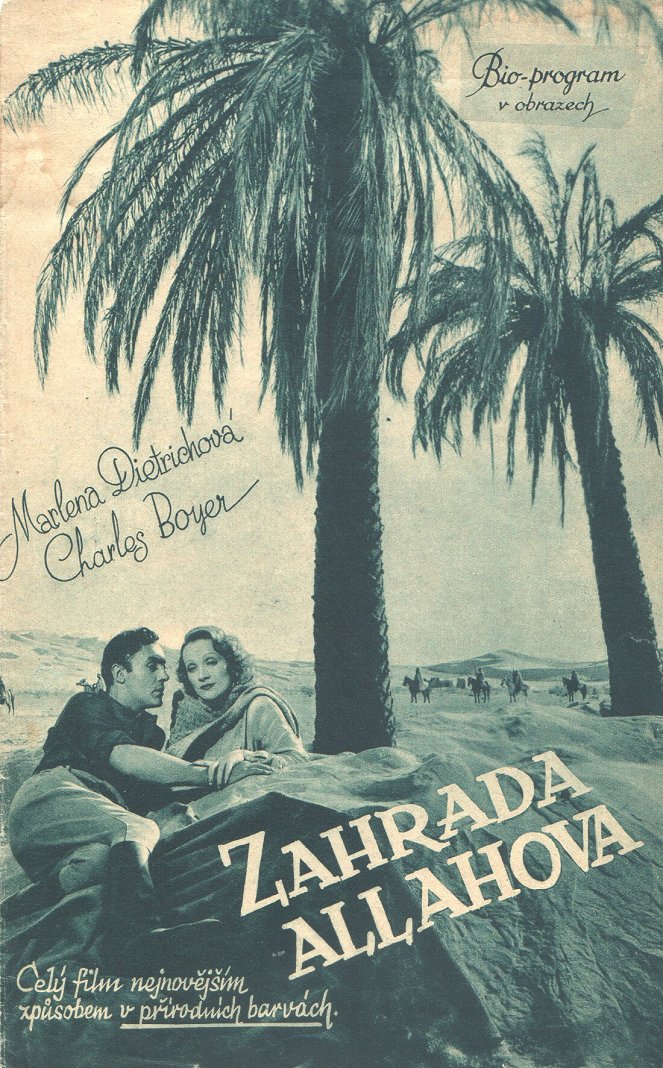 Zahrada Allahova - Plakáty