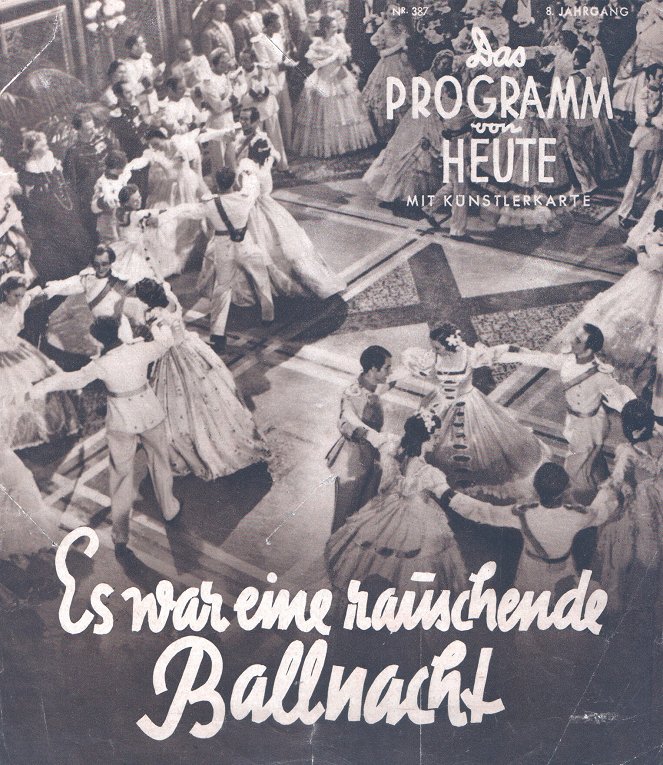 Es war eine rauschende Ballnacht - Posters