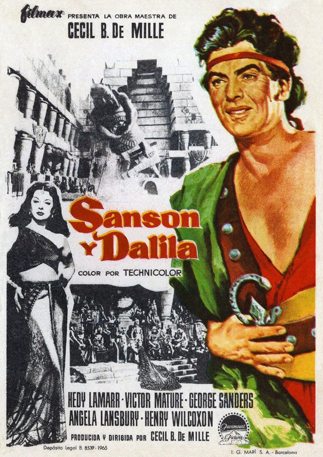 Sansón y Dalila - Carteles