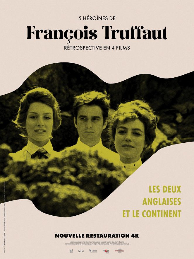 Les Deux Anglaises et le continent - Affiches