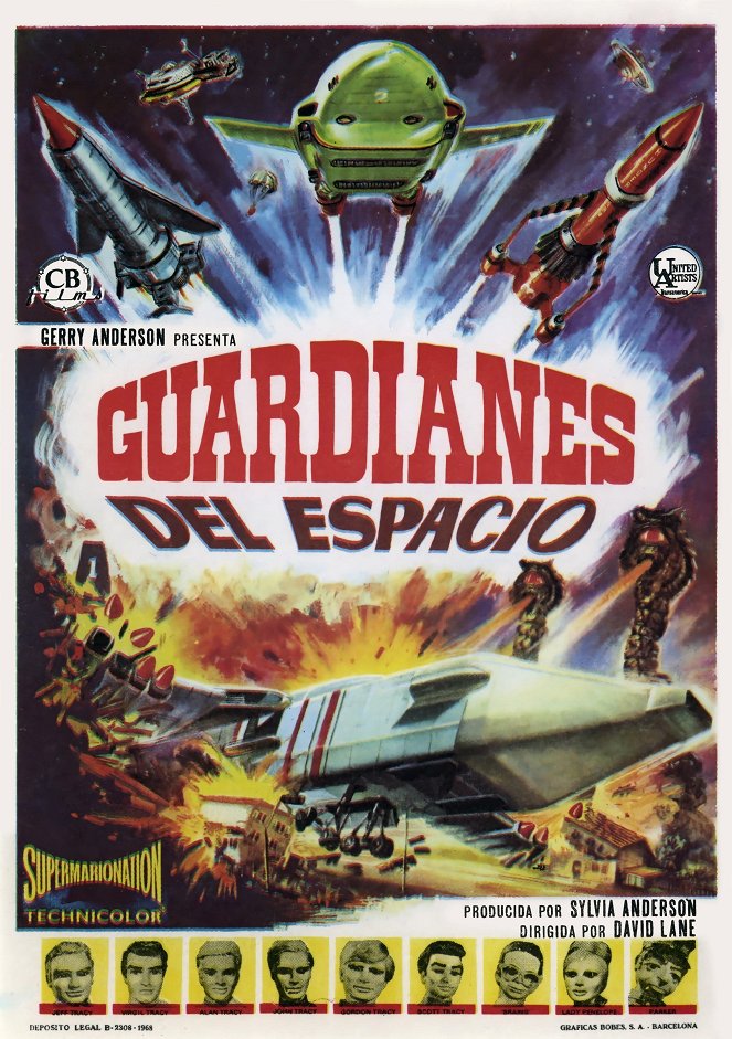 Guardianes del espacio - Carteles