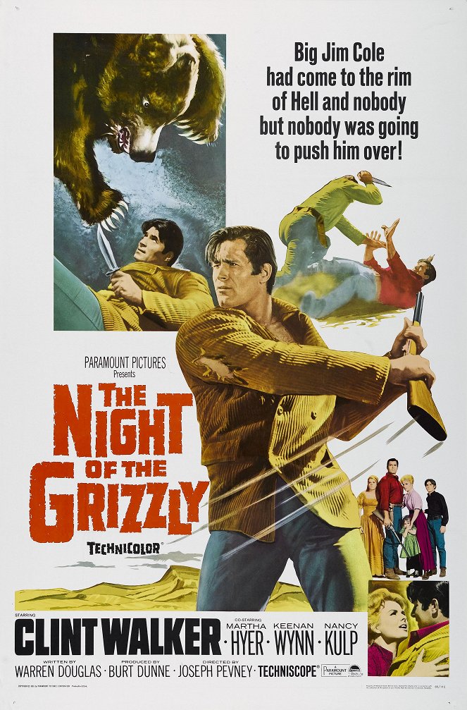 The Night of the Grizzly - Plakate