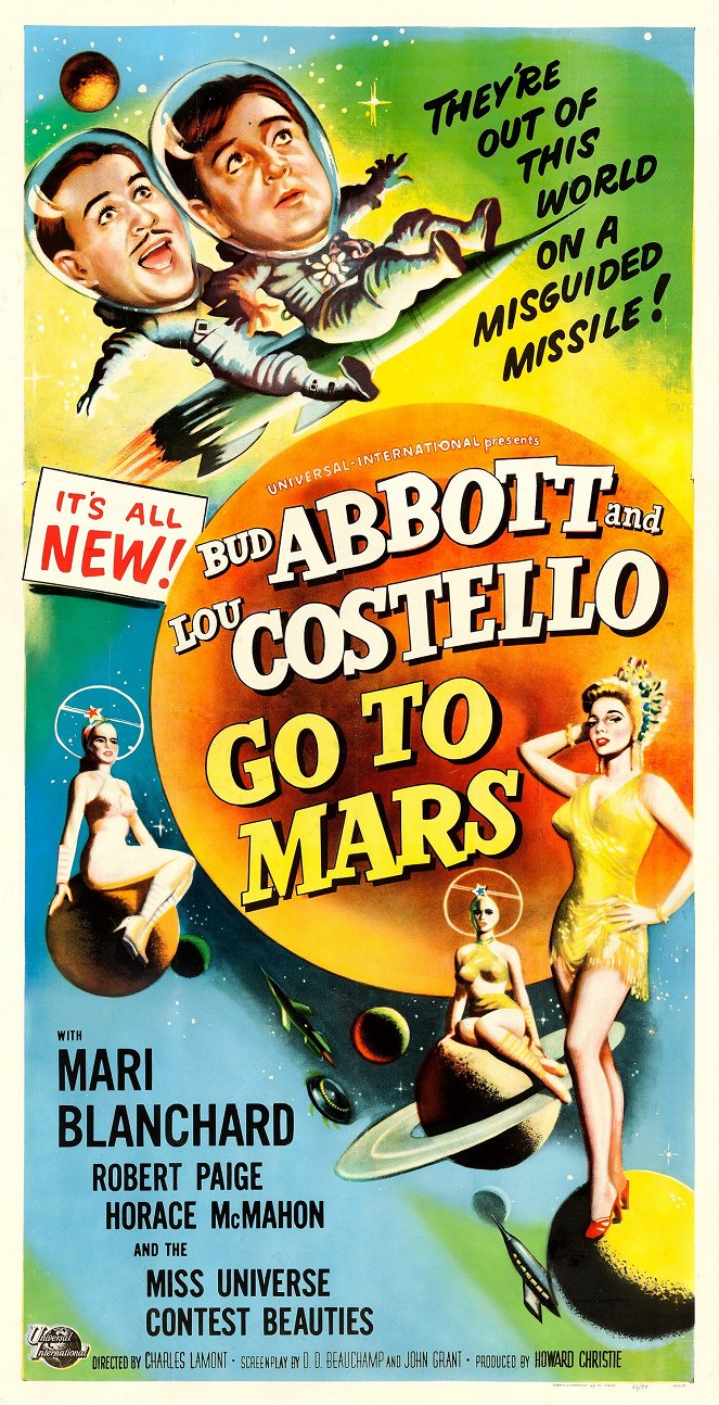 Abbott and Costello Go to Mars - Posters