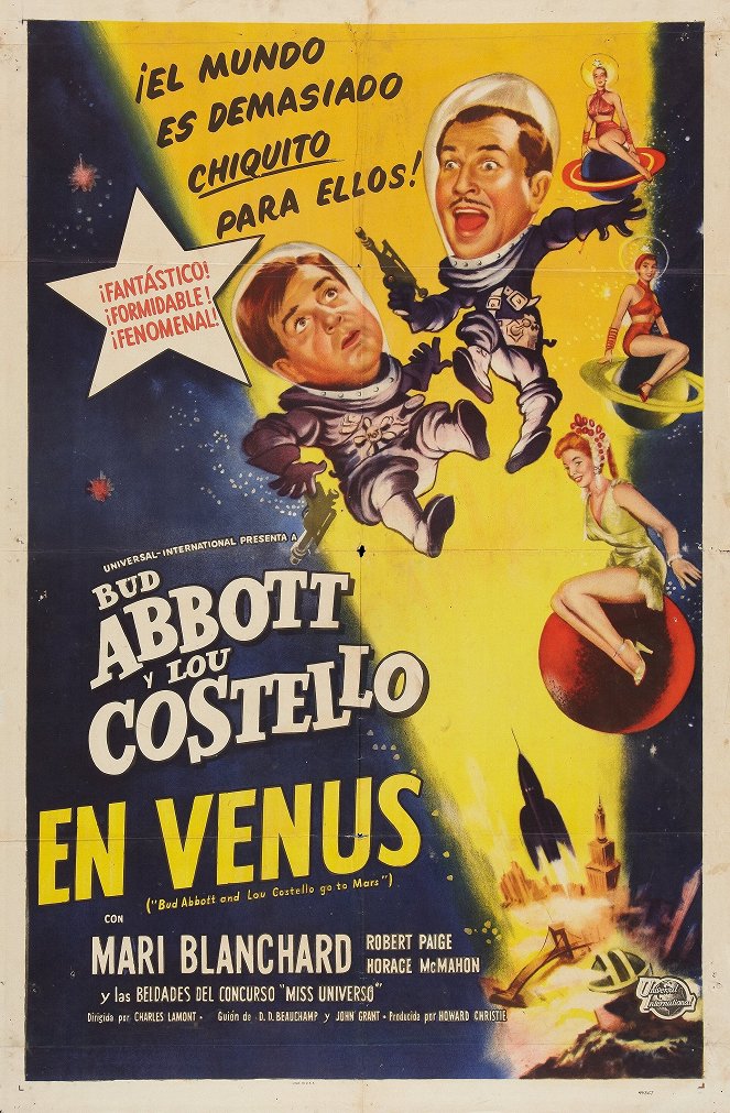 Abbott and Costello Go to Mars - Posters