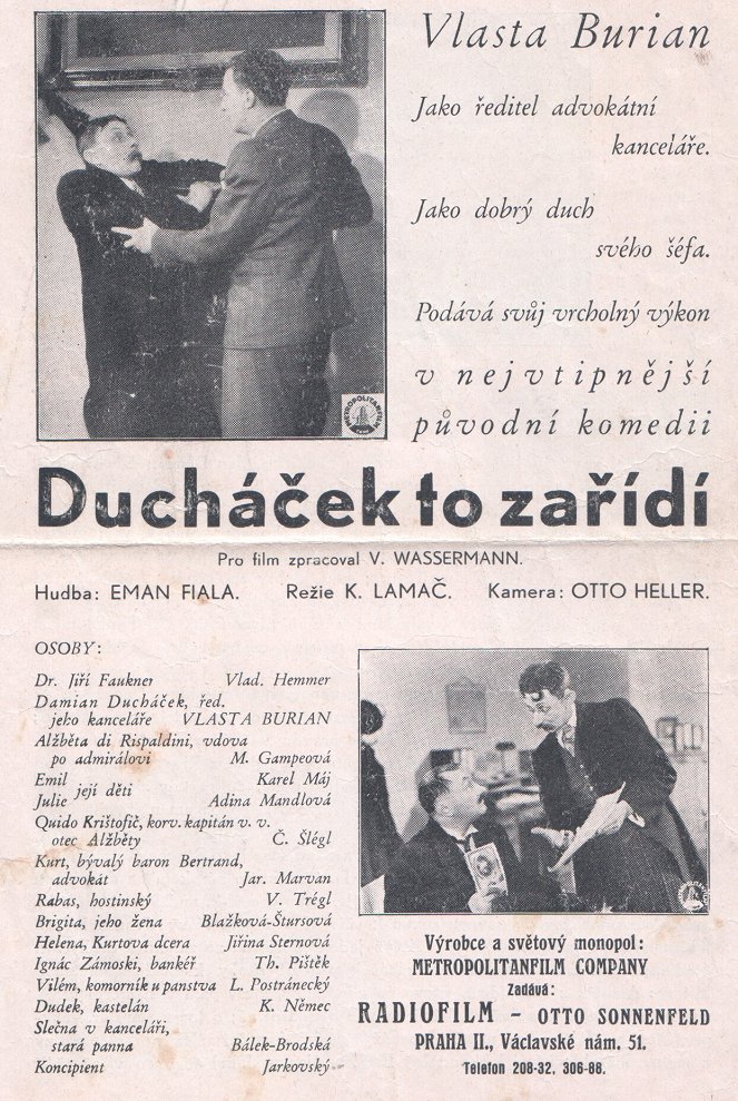 Ducháček to zařídí - Plakate