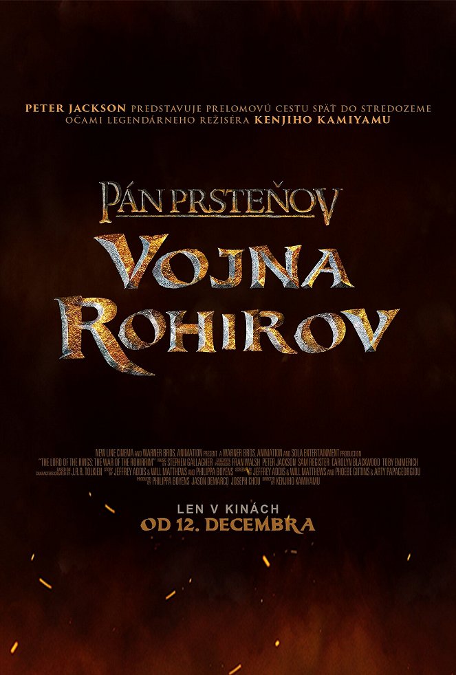 Pán prsteňov: Vojna Rohirov - Plagáty