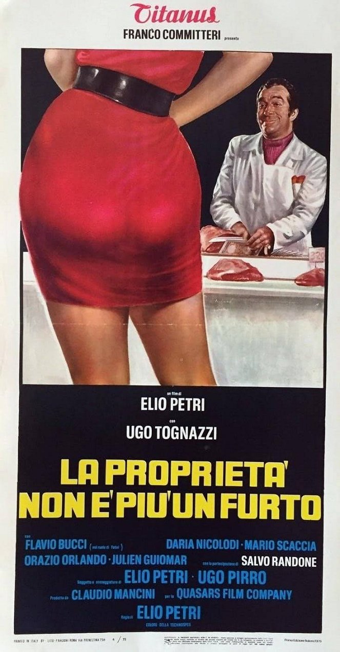 La Proprietà non è più un furto - Plakate