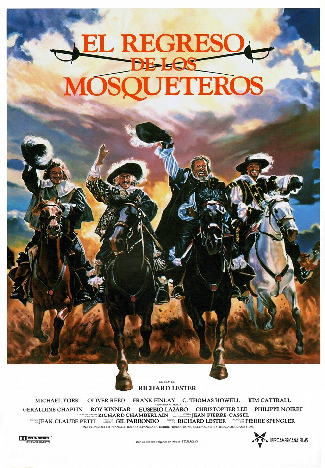 El regreso de los mosqueteros - Carteles