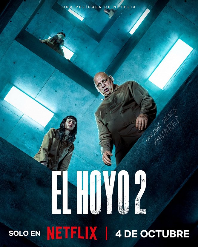 El hoyo 2 - Carteles