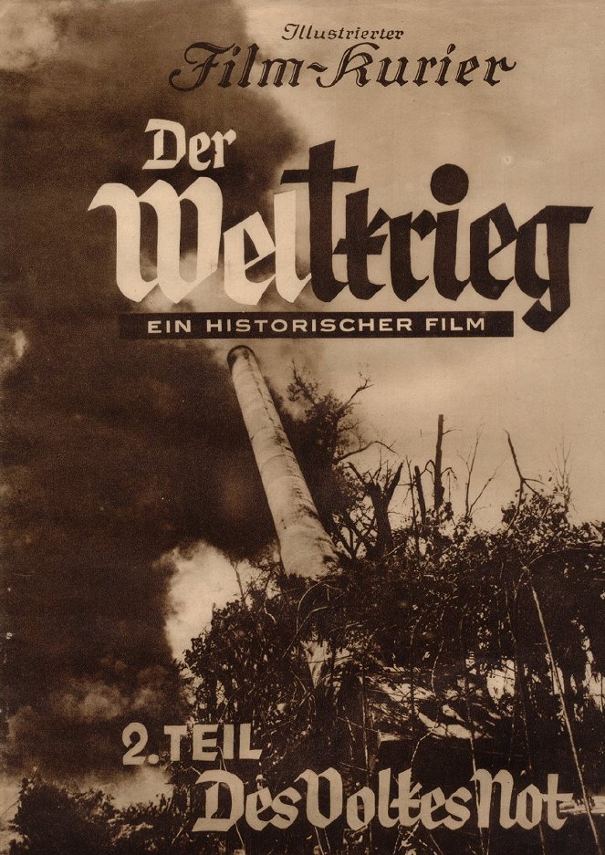 Der Weltkrieg, 2. Teil - Des Volkes Not - Affiches