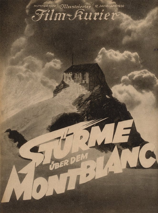 Stürme über dem Mont Blanc - Posters