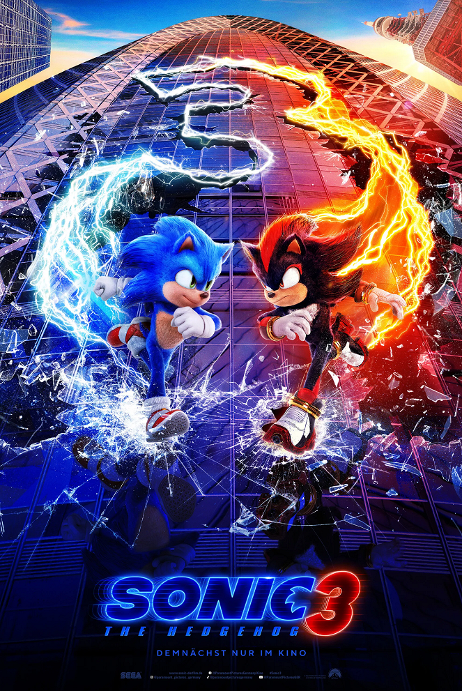 Sonic the Hedgehog 3 - Plakate