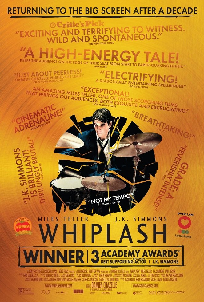 Whiplash - Plakátok