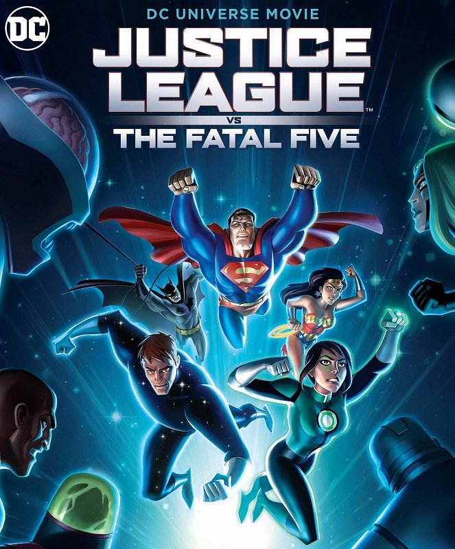 Justice League vs. the Fatal Five - Carteles