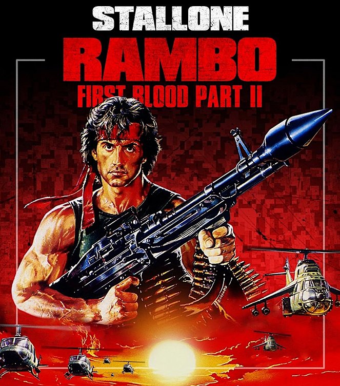 Rambo: Acorralado, parte II - Carteles