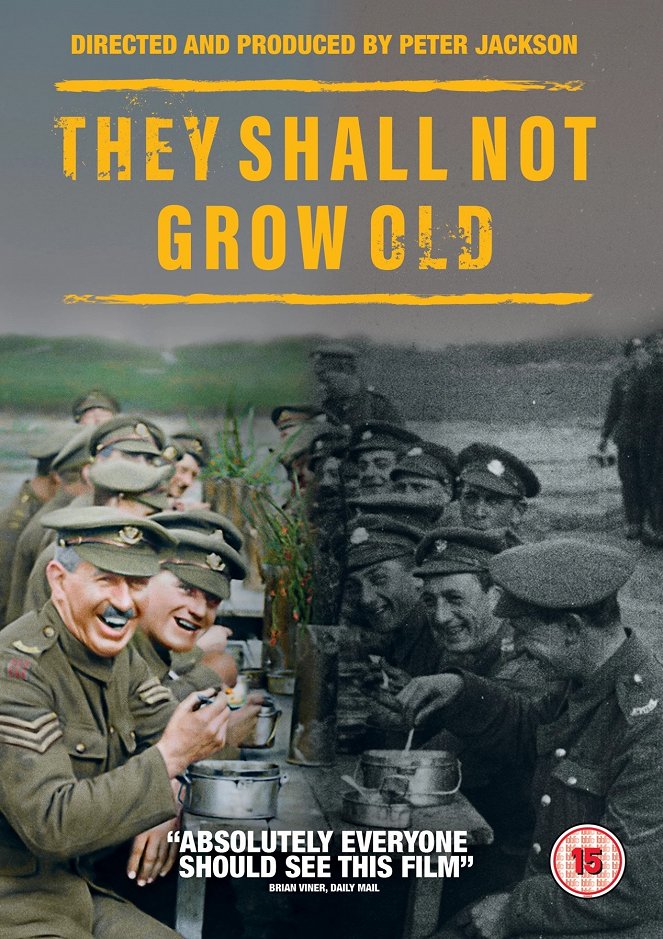 They Shall Not Grow Old - Cartazes