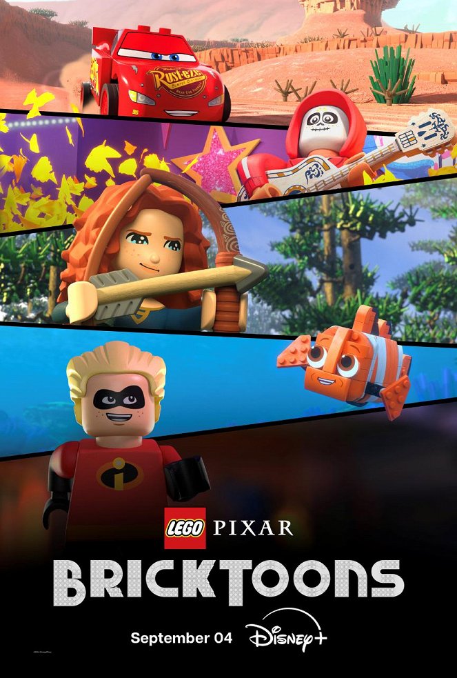 Lego Pixar: BrickToons - Plakaty