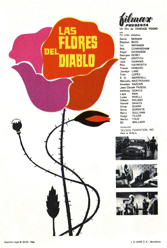 Las flores del diablo - Carteles