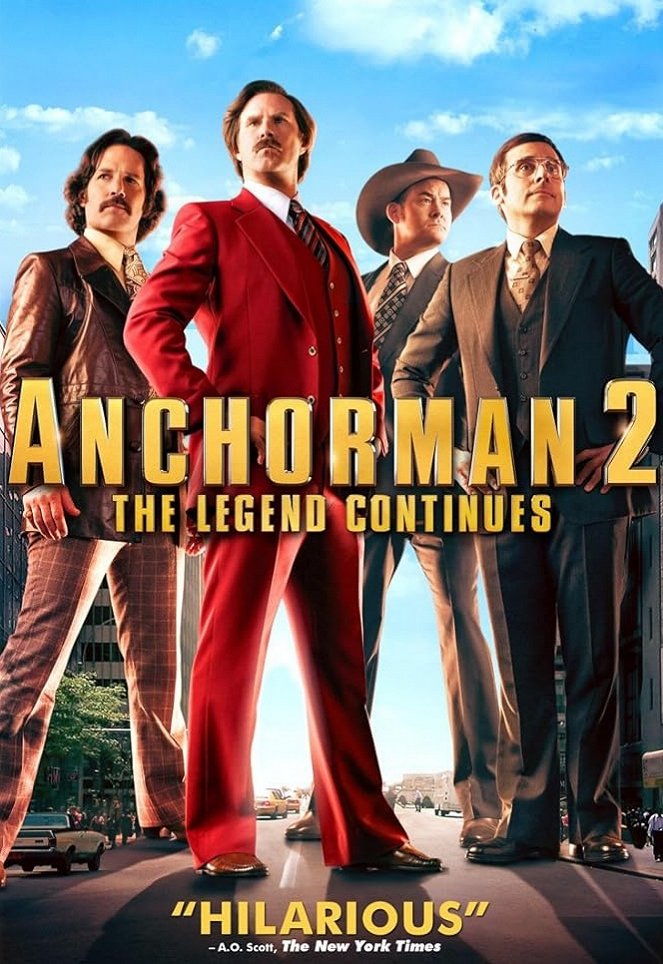 Anchorman: A legenda folytatódik - Plakátok