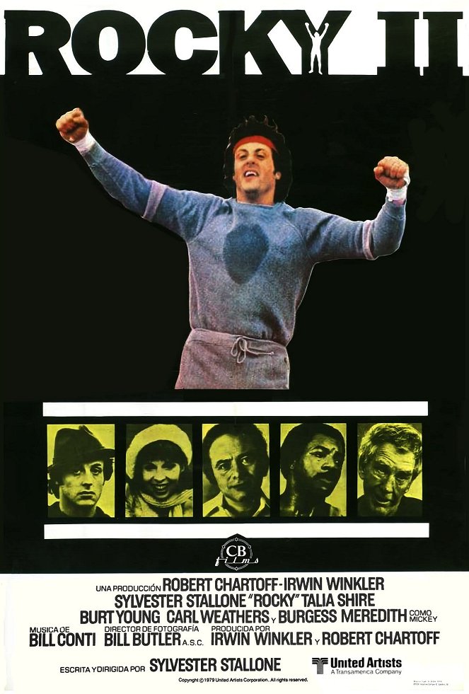 Rocky II - Carteles