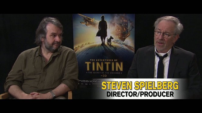 A forgatástól  - Steven Spielberg, Peter Jackson