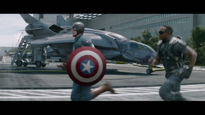 De filmagens 1 - Chris Evans, Anthony Mackie