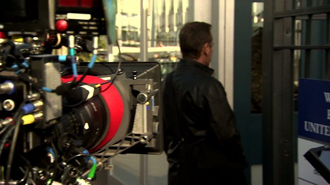 Dreharbeiten 9 - Kiefer Sutherland, Jon Cassar, Kim Raver, Mary Lynn Rajskub, Howard Gordon