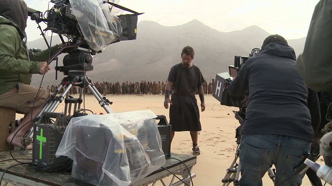 Dreharbeiten 7 - Christian Bale, Ridley Scott, Ben Kingsley, Joel Edgerton