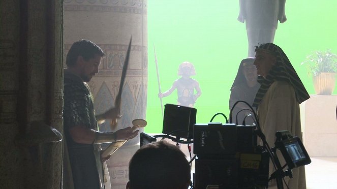 Dreharbeiten 9 - Joel Edgerton, Christian Bale, Ridley Scott, John Turturro