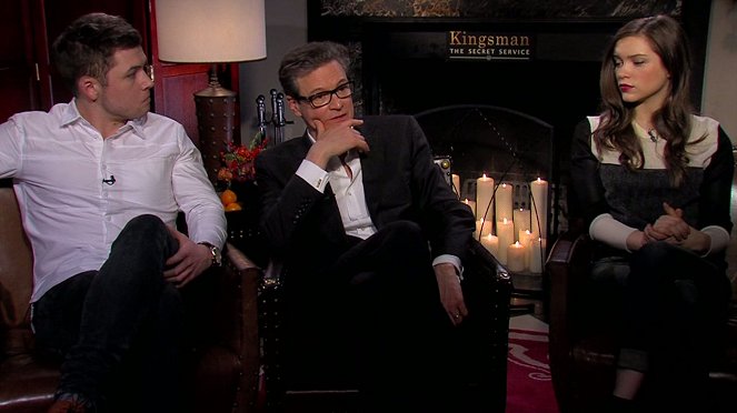 Rozhovor 1 - Colin Firth, Sophie Cookson, Taron Egerton