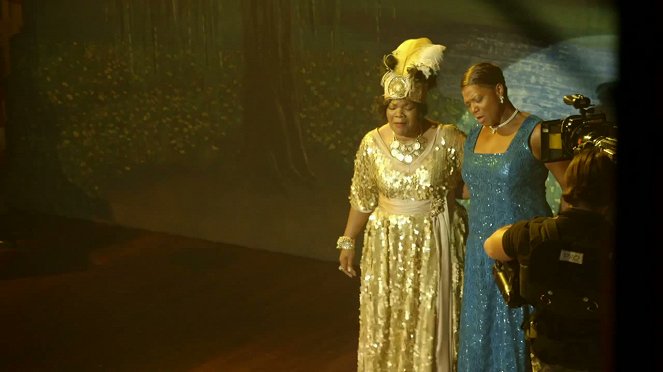 Van de set 2 - Queen Latifah, Dee Rees, Michael Kenneth Williams, Mo'Nique