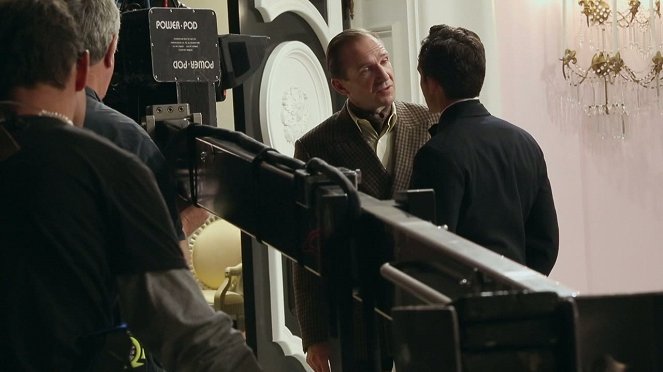Dreharbeiten 2 - Channing Tatum, Joel Coen, Jonah Hill, Ethan Coen, Ralph Fiennes, Josh Brolin, Alden Ehrenreich, Roger Deakins