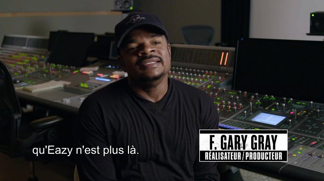 A forgatástól 4 - F. Gary Gray, Dr. Dre, Jason Mitchell, Ice Cube, DJ Yella